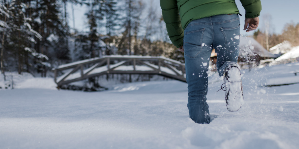 Winter by the lake in South Tyrol